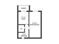 1-комнатная квартира · 44.2 м² · 6/6 этаж, Наримановская 64 за 23 млн ₸ в Костанае — фото 10