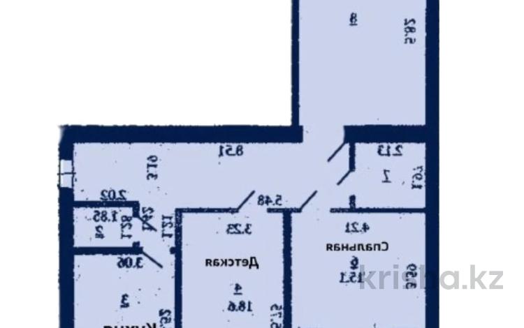 3-комнатная квартира, 97.1 м², 7/9 этаж, мкр. Алтын орда за ~ 23.3 млн 〒 в Актобе, мкр. Алтын орда — фото 2