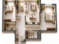 3-бөлмелі пәтер · 82 м² · 1/3 қабат, Жангир Хана 11, бағасы: 90.2 млн ₸ в Алматы, Бостандыкский р-н — фото 5