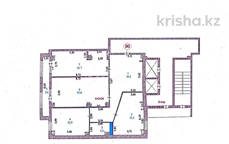 3-комнатная квартира, 164.1 м², 2/10 этаж, мкр Нурсая 463 за ~ 32.2 млн 〒 в Атырау, мкр Нурсая — фото 16