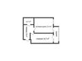 2-бөлмелі пәтер · 55 м² · 1/5 қабат, Микрорайон Береке 50, бағасы: 25.9 млн ₸ в Костанае — фото 7