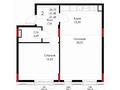 2-комнатная квартира · 61.48 м², мкр. Ак Шагала за ~ 31.4 млн 〒 в Атырау — фото 3
