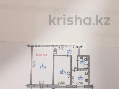 2-бөлмелі пәтер, 44.2 м², 4/5 қабат, Райымбека батыра — Абылайхана, бағасы: 27 млн 〒 в Алматы, Жетысуский р-н