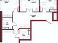 3-комнатная квартира · 86 м² · 12/16 этаж, Чингиз Айтматов 24/14 — Ellington mall за ~ 40 млн ₸ в Астане, Нура р-н — фото 3