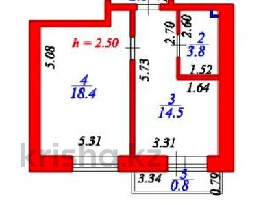 1-комнатная квартира · 38 м² · 11/12 этаж, Косшыгулулы 19/4 за 16 млн 〒 в Астане