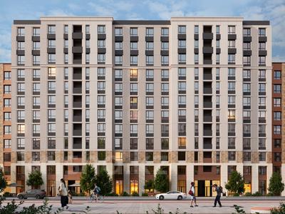 3-бөлмелі пәтер · 77.51 м² · 8/9 қабат, Е 909 23, бағасы: 43.5 млн ₸ в Астане, Нура р-н
