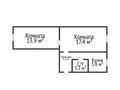 2-комнатная квартира · 44.5 м² · 1/5 этаж, Ворошилова 50 за 16.9 млн 〒 в Костанае — фото 2