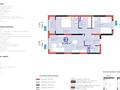 3-бөлмелі пәтер · 67.48 м² · 3/6 қабат, Тараз 8/1, бағасы: ~ 44 млн ₸ в Алматы, Турксибский р-н — фото 2