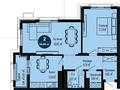 2-комнатная квартира · 66.86 м², Шарля де Голля — Токпанова за ~ 34.6 млн 〒 в Астане — фото 4