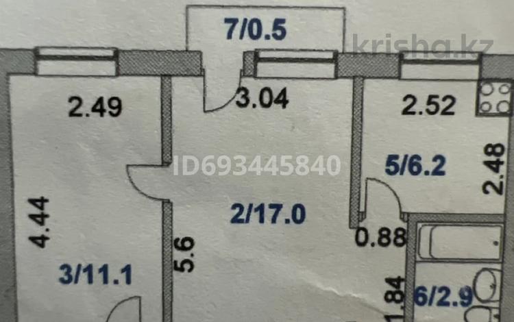 2-комнатная квартира, 45.1 м², 3/5 этаж, 2 Мкр 19 за 6.5 млн 〒 в Степногорске — фото 2