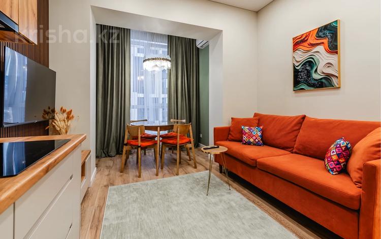 2-комнатная квартира · 50 м² · 9/20 этаж, Гагарина 310 — Кожабекова за 25 000 〒 в Алматы, Бостандыкский р-н — фото 2