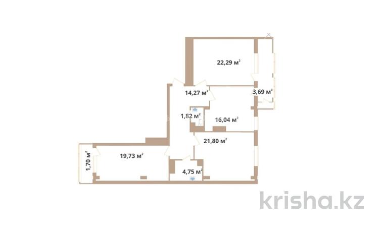 3-комнатная квартира, 106.26 м², 11/14 этаж, Мәңгілік Ел за 40 млн 〒 в Астане, Есильский р-н — фото 2