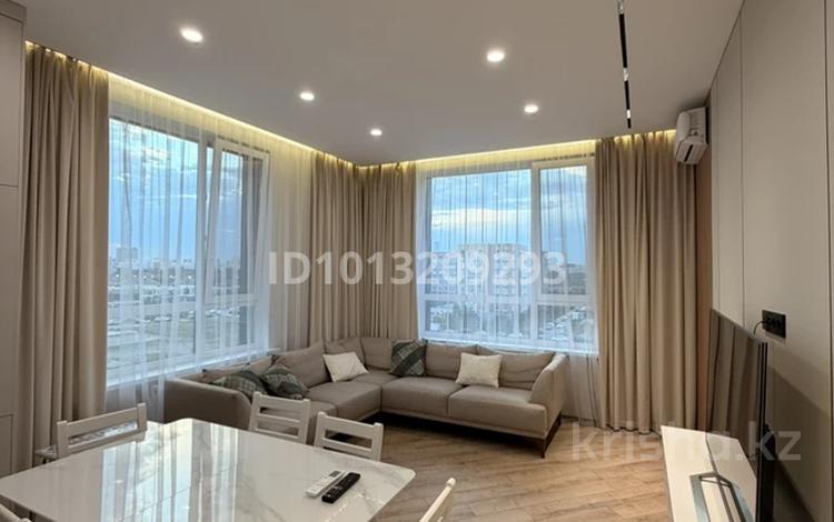 3-комнатная квартира · 70 м² · 6/9 этаж, Фариза Онгарсынова 8/2 за 420 000 ₸ в Астане, Есильский р-н — фото 2