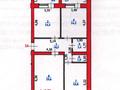 3-бөлмелі пәтер · 92.5 м² · 6/6 қабат, Демократическая 44, бағасы: 27 млн ₸ в Уральске — фото 14