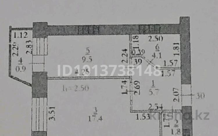 1-комнатная квартира · 39.4 м² · 8/9 этаж, жилой массив Есет Батыр 200/1 — 1 микрорайон за 10.7 млн ₸ в Актобе — фото 2