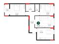 3-бөлмелі пәтер · 78.08 м², пр. Улы Дала, бағасы: ~ 42.4 млн ₸ в Астане, Нура р-н — фото 3