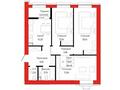 3-комнатная квартира · 80.43 м², Айтматова 21 за ~ 37.8 млн ₸ в Астане, Нура р-н — фото 3