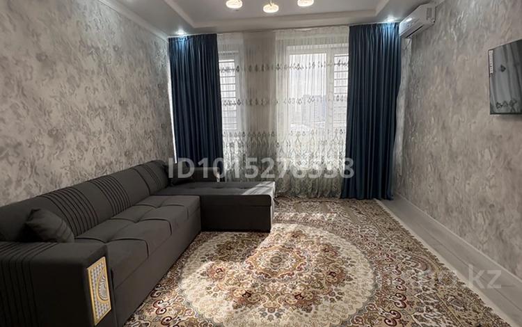 1-комнатная квартира · 50 м² · 4/9 этаж, мкр Нуртас, Жилмассив Нурсат 135 за 200 000 ₸ в Шымкенте, Каратауский р-н — фото 2