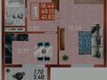 1-комнатная квартира · 42 м² · 12/14 этаж, Сафуан Шаймерденов 1 за 19 млн ₸ в Астане, Сарайшык р-н — фото 8