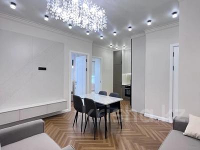 2-комнатная квартира · 57.5 м² · 2/6 этаж, Илтипат — Гимназия 208 за 57 млн ₸ в Алматы, Наурызбайский р-н