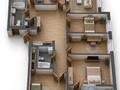 5-комнатная квартира · 138.09 м² · 2/12 этаж, Исмаилова 43 — ЖАС ОРКЕН, пересечение ул Парковой и Исмаилова за ~ 62.1 млн ₸ в Петропавловске — фото 3