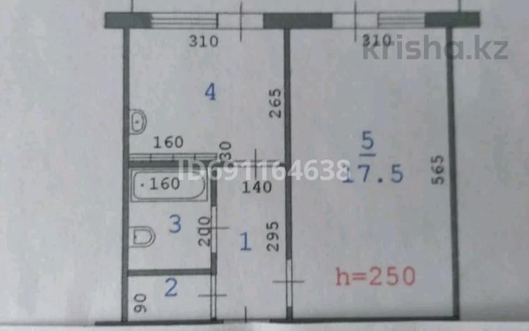 1-комнатная квартира, 33.9 м², 4/5 этаж, мкр 11, Нагашбай шайкенова 17 за 13.5 млн 〒 в Актобе, мкр 11 — фото 2