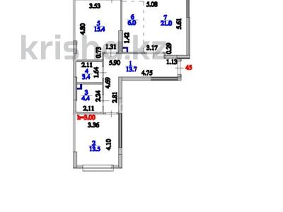 3-комнатная квартира · 79 м² · 2/9 этаж, Туран 57/6 за 50.5 млн ₸ в Астане, Нура р-н