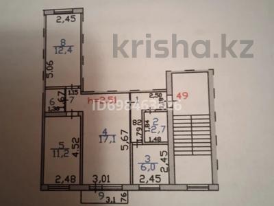 3-комнатная квартира · 57 м² · 3/5 этаж, Карла Маркса за 6 млн 〒 в Шахтинске