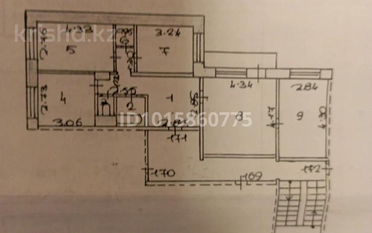 4-комнатная квартира · 77.2 м² · 5/5 этаж, мкр Юго-Восток, мкр Юго-Восток, мкр Степной 1 24 за 30 млн ₸ в Караганде, Казыбек би р-н — фото 2