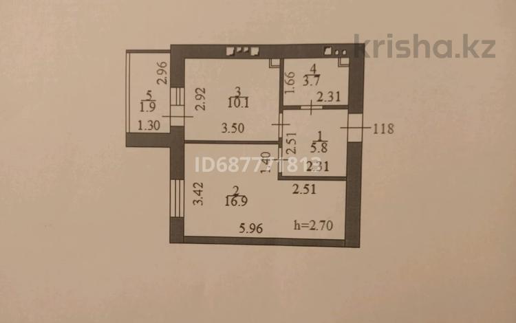 1-комнатная квартира, 38.4 м², 3/12 этаж, Бейбарыс Султан 25/4 за 14.8 млн 〒 в Астане, Сарыарка р-н — фото 2