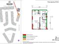 2-комнатная квартира · 57.7 м² · 2/3 этаж, Мкр. Нур Алатау 134 за 56 млн ₸ в Алматы, Бостандыкский р-н — фото 4