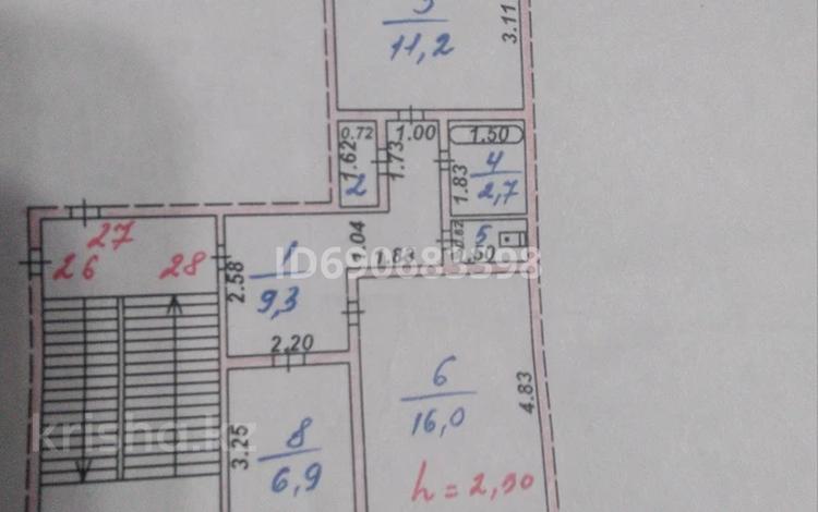 2-комнатная квартира, 49.2 м², 5/5 этаж, Алашахана 3 за 15 млн 〒 в Жезказгане — фото 2