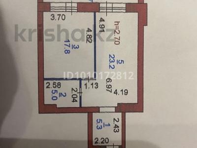 1-бөлмелі пәтер · 55 м² · 3/9 қабат, Микрорайон Береке, Микрорайон Береке 52, бағасы: 23.9 млн ₸ в Костанае