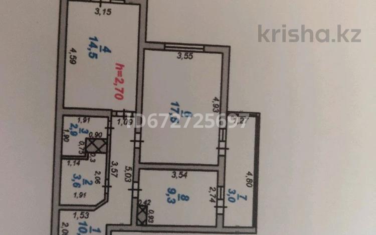 2-комнатная квартира, 61.3 м², 16/16 этаж, мкр Асар-2 33А за 22 млн 〒 в Шымкенте, Каратауский р-н — фото 2