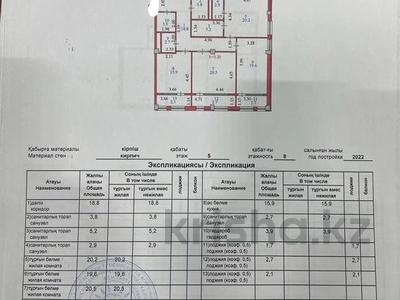 3-комнатная квартира, 108 м², 4/8 этаж, Акмешит 1/1 — Алимхана Ермекова за 50 млн 〒 в Астане, Есильский р-н