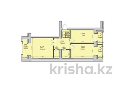 2-комнатная квартира · 68.9 м² · 7/9 этаж, Ауельбекова 120Б за 26.8 млн ₸ в Кокшетау