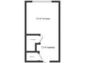 1-бөлмелі пәтер · 17.2 м² · 2/5 қабат, Кобыланды батыра 24/1, бағасы: 6 млн ₸ в Костанае — фото 7