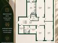 4-комнатная квартира · 140 м² · 4 этаж, Культегин участок №16 — бульвар GreenLine за 74.2 млн ₸ в Астане, Нура р-н — фото 8