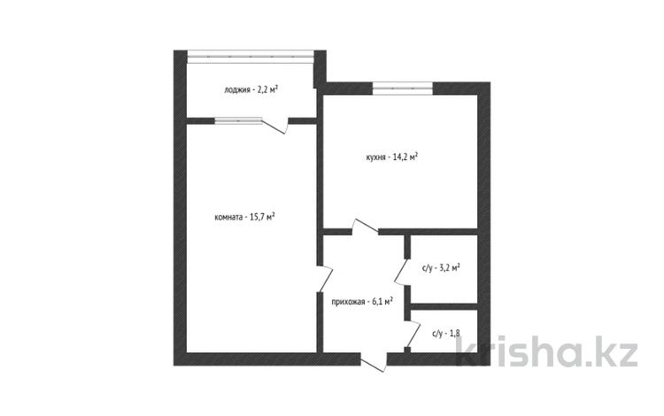 2-бөлмелі пәтер · 49.2 м² · 4/9 қабат, Сейфуллина 65, бағасы: 27 млн ₸ в Кокшетау — фото 2