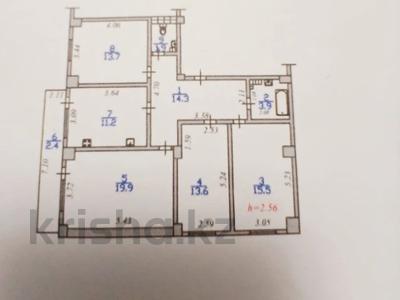 4-бөлмелі пәтер · 99 м² · 5/5 қабат, КИСЛОВОДСКАЯ 42 — РАЙЫМБЕКА, бағасы: ~ 46 млн ₸ в Алматы, Алмалинский р-н