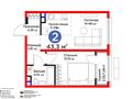 2-комнатная квартира · 43.3 м² · 3/6 этаж, мкр Гажайып, Бауыржана Момышулы — Рядом с центральной мечетью за 35 млн ₸ в Алматы, Алатауский р-н