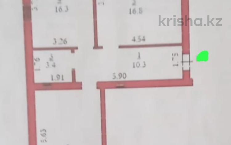 2-комнатная квартира · 66.7 м² · 5/5 этаж, мкр. Алтын орда за 16.5 млн ₸ в Актобе — фото 2