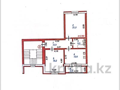 2-комнатная квартира, 73 м², 1/5 этаж, ХалелаДосмухамедова 93 за 23 млн 〒 в Атырау