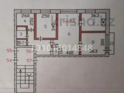 4-бөлмелі пәтер · 63.3 м² · 3/5 қабат, Николаева, бағасы: 12 млн ₸ в Топаре