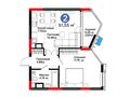 2-бөлмелі пәтер · 51.55 м², Турар Рыскулов 18, бағасы: ~ 48.8 млн ₸ в Астане, Есильский р-н — фото 3