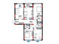 4-комнатная квартира · 113.74 м², ул. Жошы хан, 10 за ~ 68 млн 〒 в Астане, Есильский р-н — фото 2