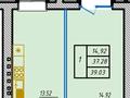 1-бөлмелі пәтер, 40 м², 1/6 қабат, Мира — Костанай Плаза, бағасы: 14.8 млн 〒 — фото 2