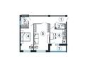 2-комнатная квартира · 59.2 м² · 2/5 этаж, мкр Асар-2, ​Микрорайон Асар 2 14/1 за ~ 18.1 млн ₸ в Шымкенте, Абайский р-н