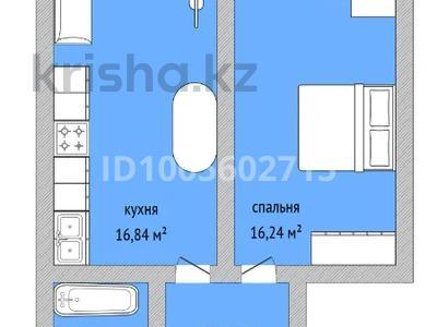 1-комнатная квартира · 51 м² · 10/10 этаж, 8-й микрорайон, Карбышева 87 — Чкалова за 21.5 млн 〒 в Костанае