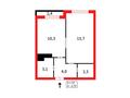 1-бөлмелі пәтер · 36.8 м² · 4/9 қабат, Бектурова — Без комиссии для покупателя, бағасы: 27 млн ₸ в Астане, Нура р-н — фото 8